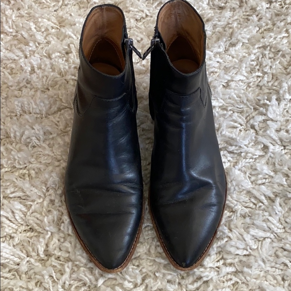 Madewell charley boots; worn